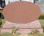 Oval Headstone Monument for Monuments